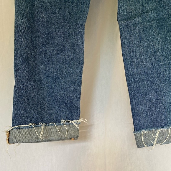 GAP Midrise Distressed Girlfriend Jeans - Picture 4 of 8